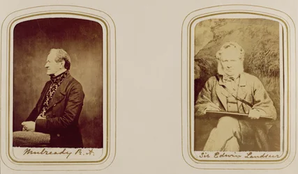 Porträt von William Mulready (1786-1863) von Cundall, Downes & Co., London, und von Sir Edwin Landseer (1802-73) von John Watkins, London, ca. 1860